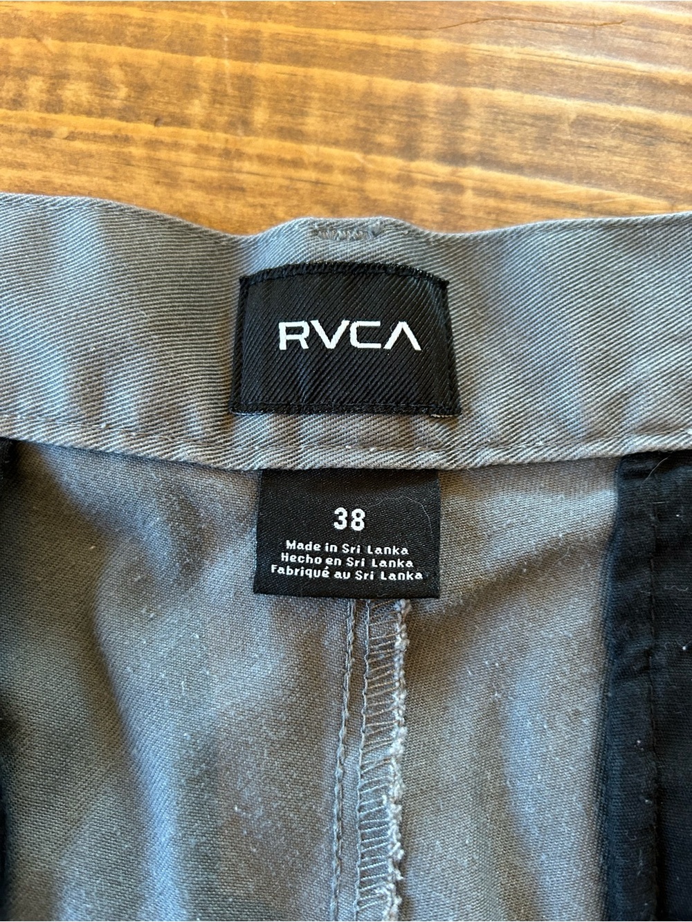 RVCA Men's Olive, Black, Tan & Gray Flat-Front Shorts Set - Picture 3 of 12